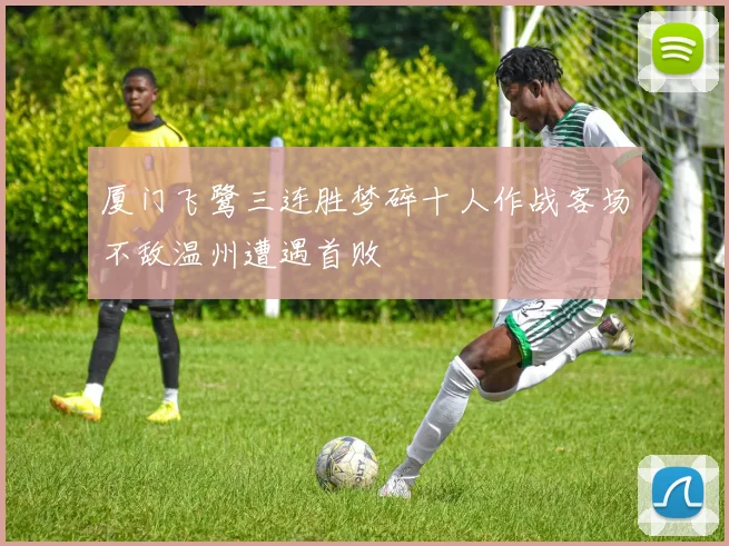 厦门飞鹭三连胜梦碎十人作战客场不敌温州遭遇首败